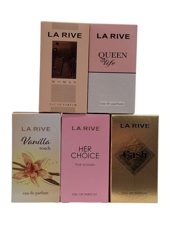 La Rive Dames Parfum Set 5x30 ml Eau de Parfum Mini Geuren Voordeelset Variant C