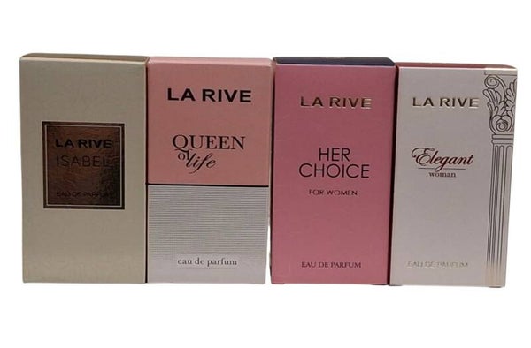 La Rive Dames Parfum Set 4x30 ml Eau de Parfum Mini Geuren Voordeelset Variant D