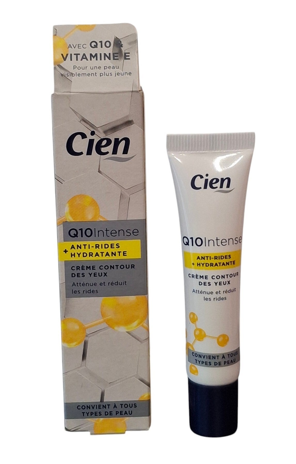 Cien Q10 Intense Oogcontourcrème met Vitamine E alle huidtypes 15 ml.