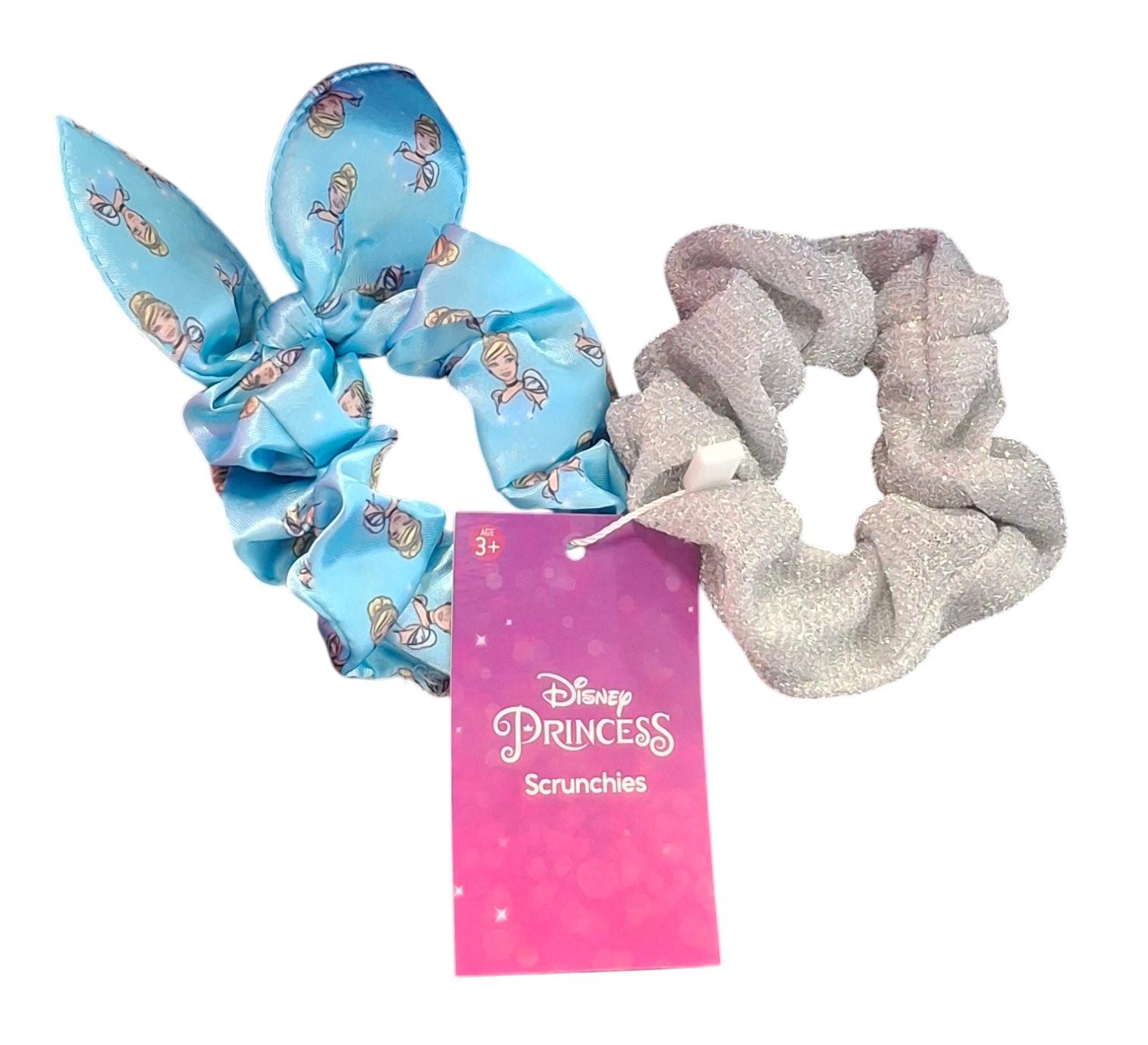 Disney Prinses Assepoester Scrunchies voor Meisjes Set van 2 Blauw Design