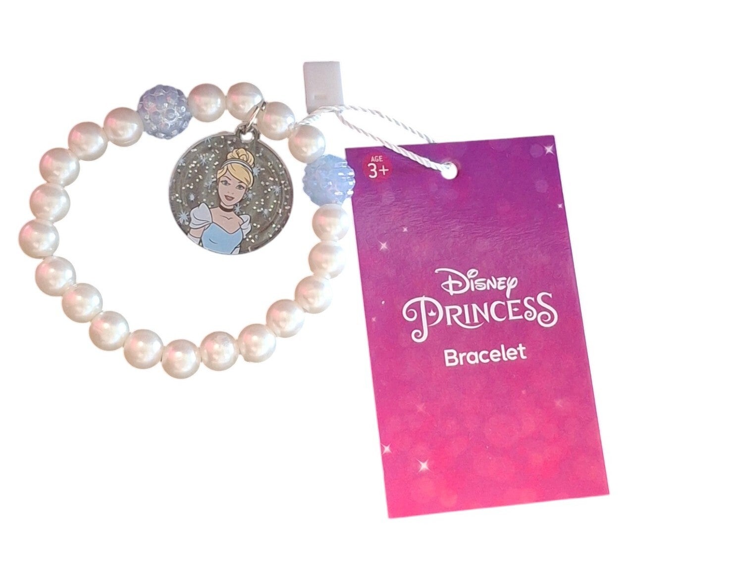 Disney Prinses Assepoester Armband voor Meisjes met Parelkralen