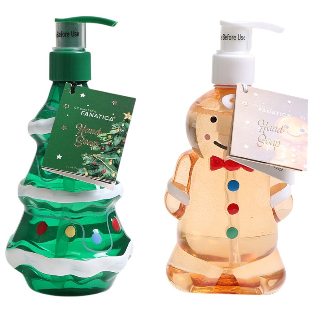 Cosmetica Fanatica Kerst Handzeep Set Kerstboom en Peperkoekmannetje 2 x 310 ml