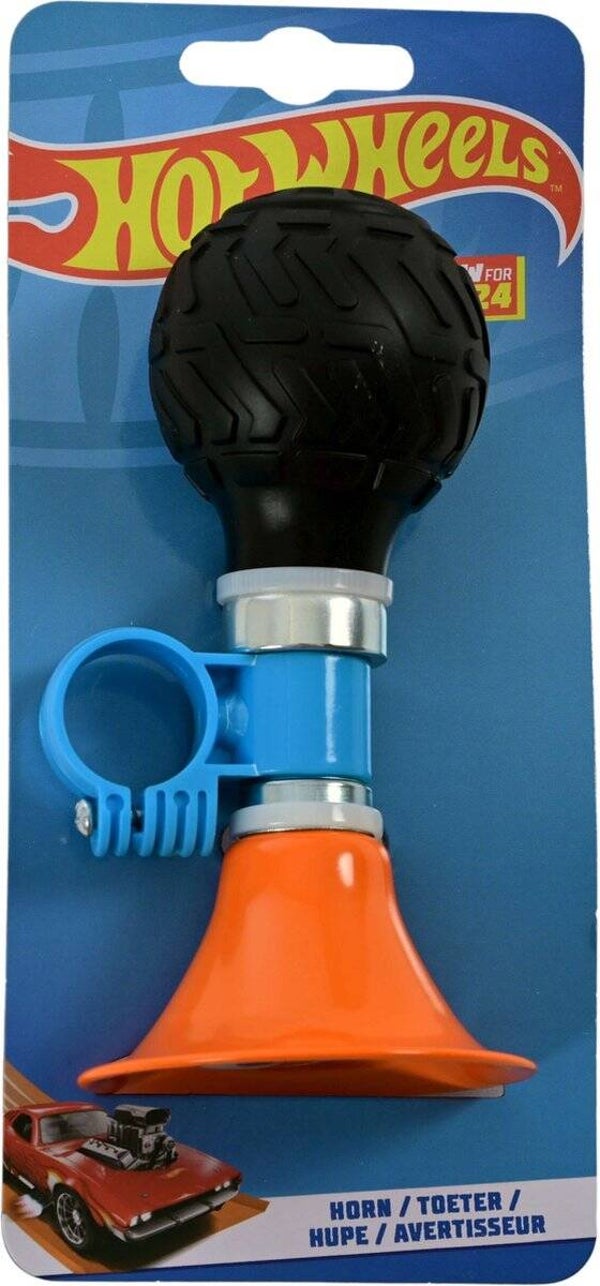 Volare Hot Wheels Fietstoeter Kind – Oranje/Zwart – 3+ – Stoer & Opvallend