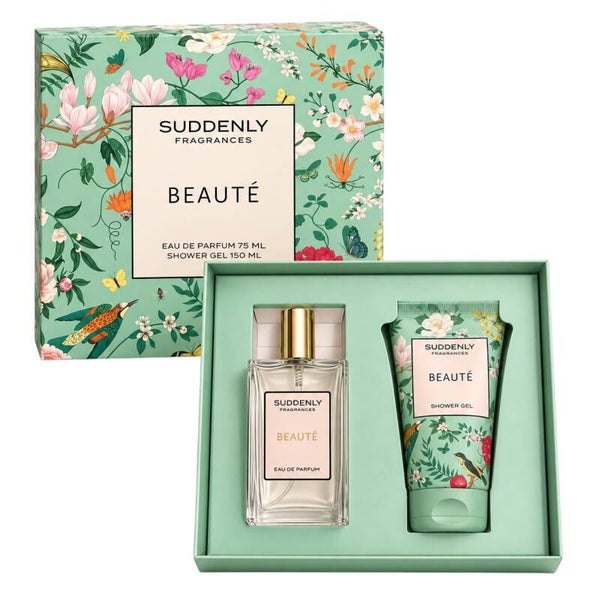 Suddenly Fragrances Beauté Eau de Parfum Giftset voor Dames 75 ml + Douchegel 150 ml