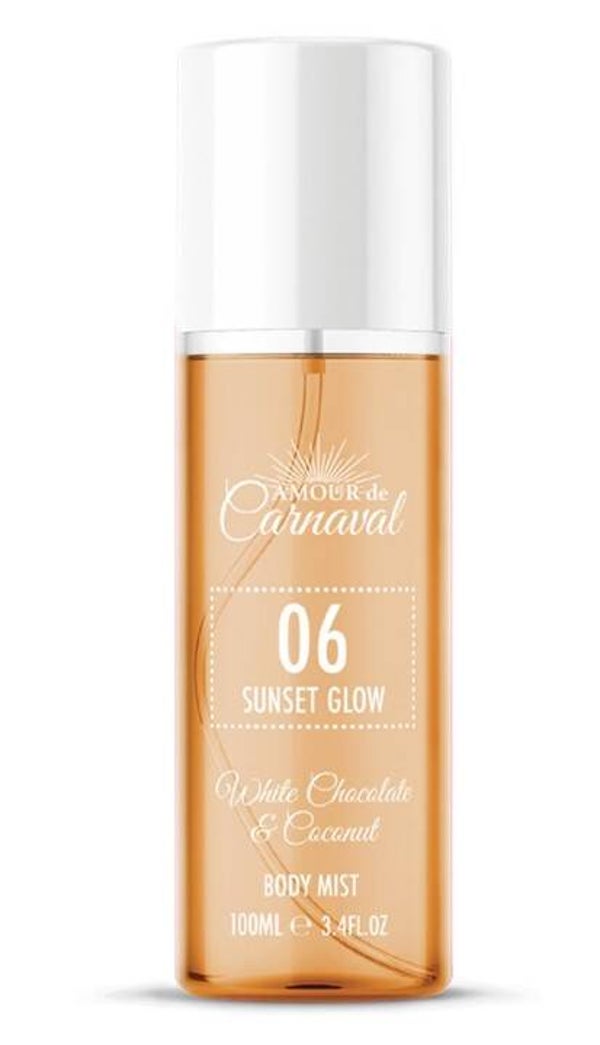 Amour de Carnaval 06 Sunset Glow Body Mist – White Chocolate & Coconut – 100 ml
