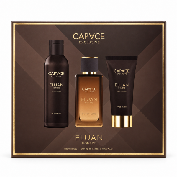 Capace Exclusive Eluan Homme Giftset Eau de Toilette Parfum voor Heren 3-delig