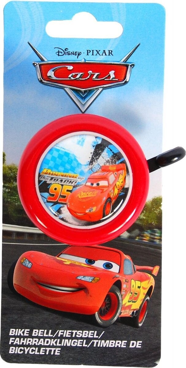 Volare Fietsbel Voor Kinderen - Disney Cars Fietsbel - Jongens - Rood