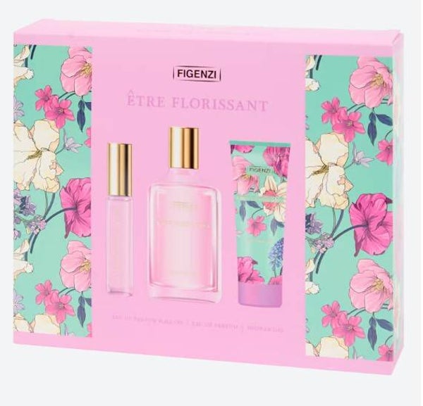Figenzi Giftset Être Florissant For Women 3-delig - Parfum Roller - Eau de Parfum - Shower Gel