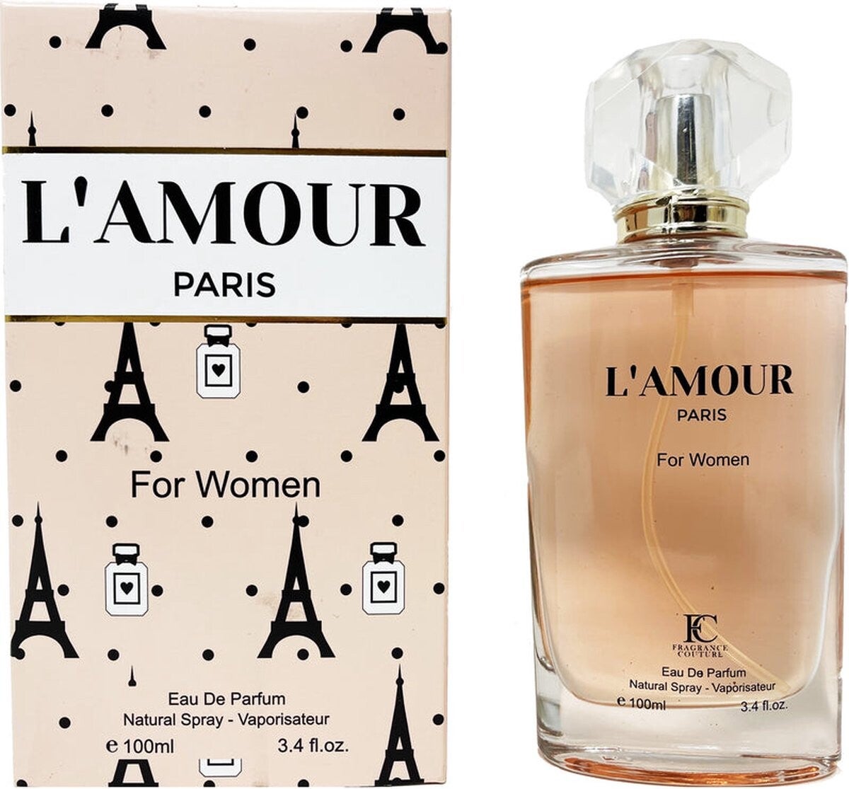 Fragrance Couture L'amour Paris Eau de Parfum Dames 100 ml