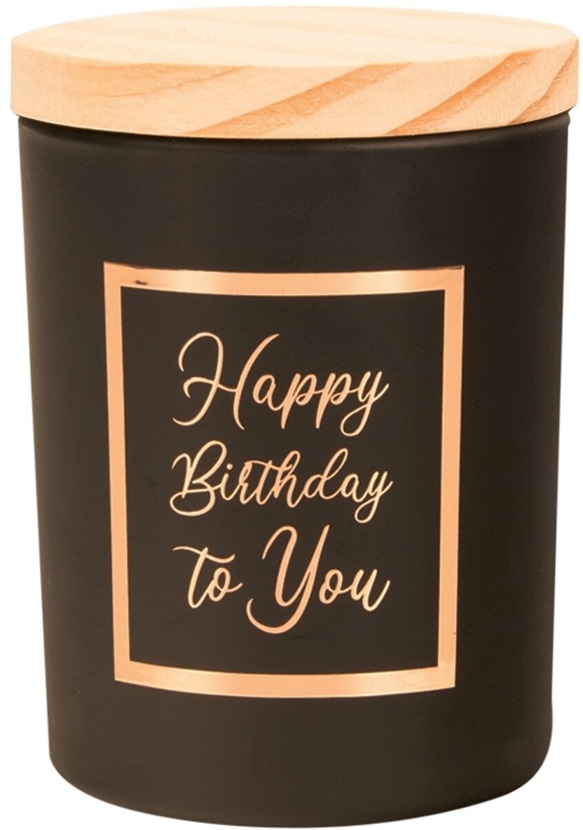 Paper Dreams Geurkaars Happy Birthday To You Zwart