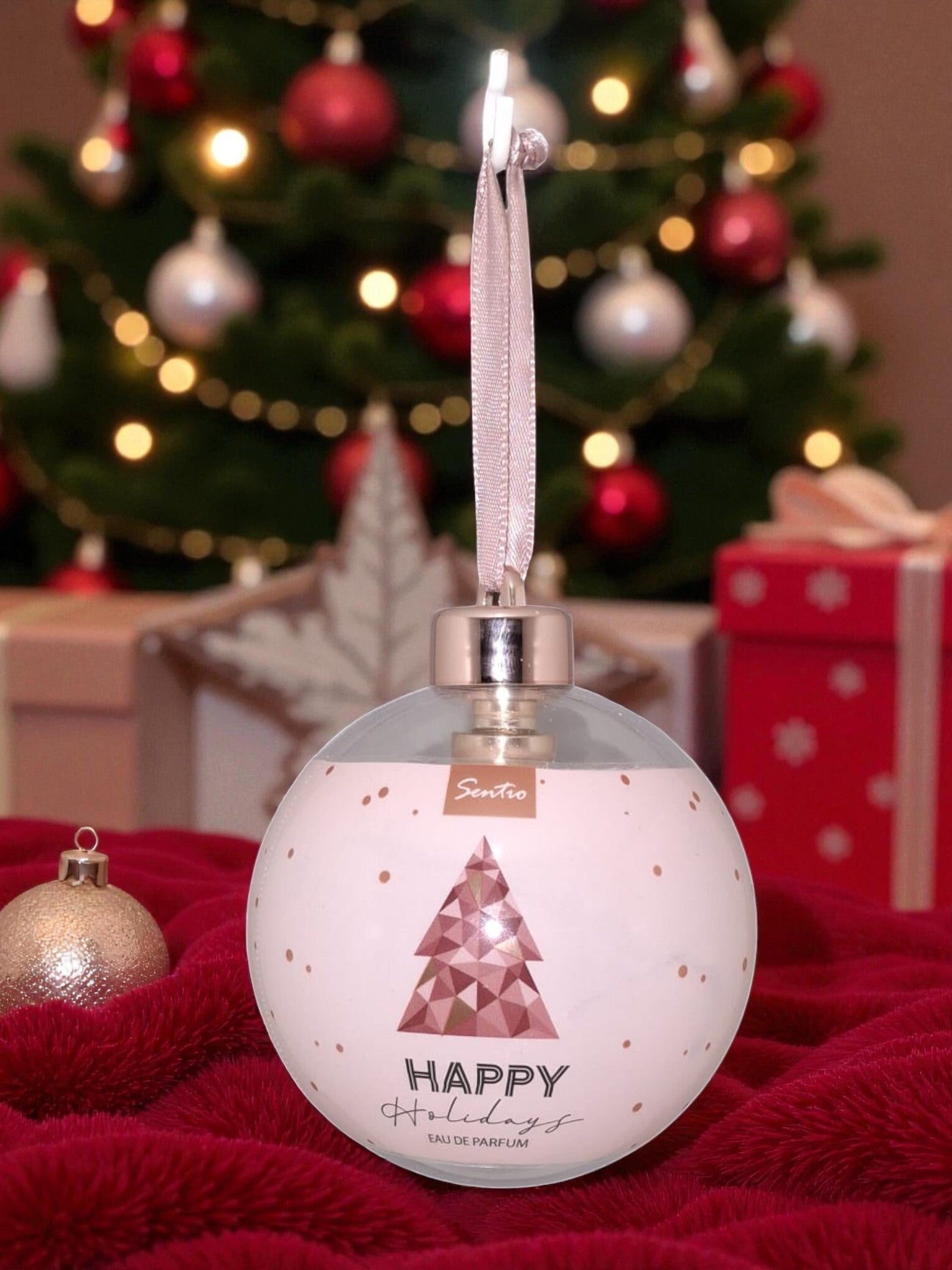 SENTIO FEESTDAGEN PINK - Happy Holidays - Eau de Parfum in leuke kerstbal 30ml