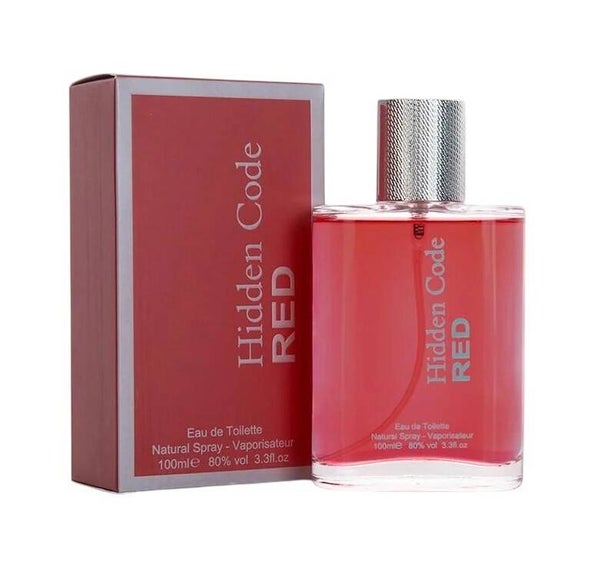 Fine Perfumery Hidden Code Red Eau de Toilette Parfum voor Heren 100 ml