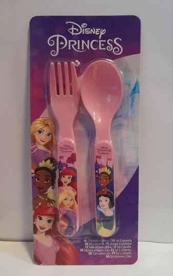 Disney Princess 2-delige bestekset voor baby met Babylepel en Babyvork