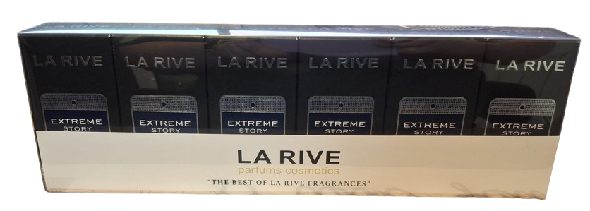 La Rive Extreme Story Men parfum voordeelverpakking heren van 6 stuks x 30 ml