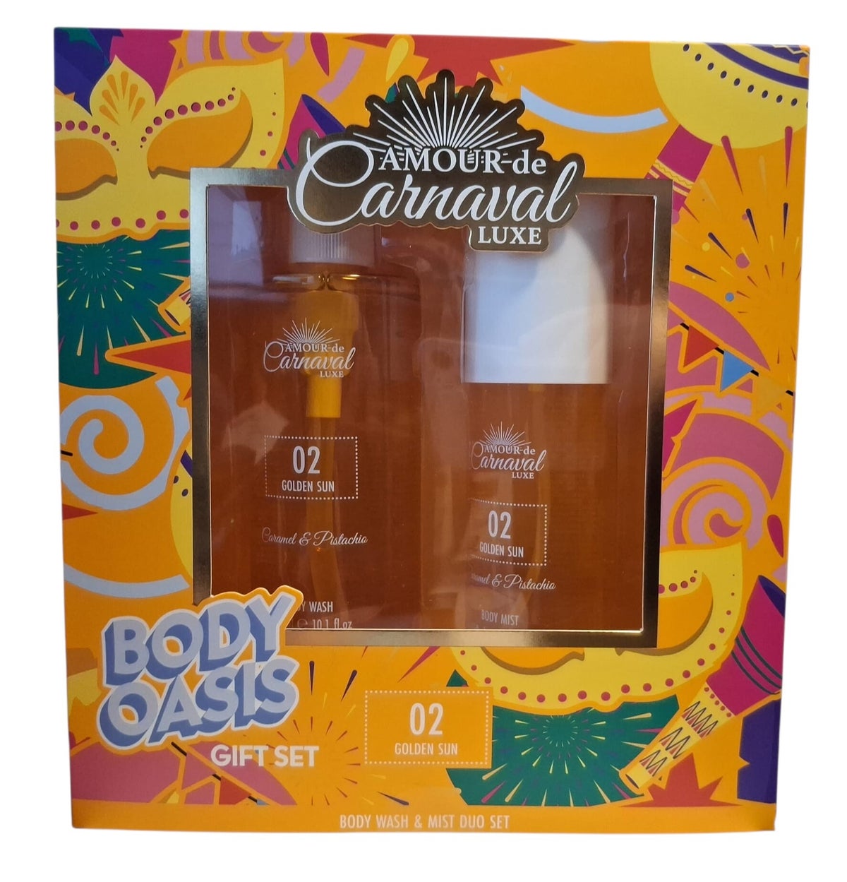 Amour de Carnaval Body Oasis Body Wash & Bodymist Duo Giftset 02 Golden Sun