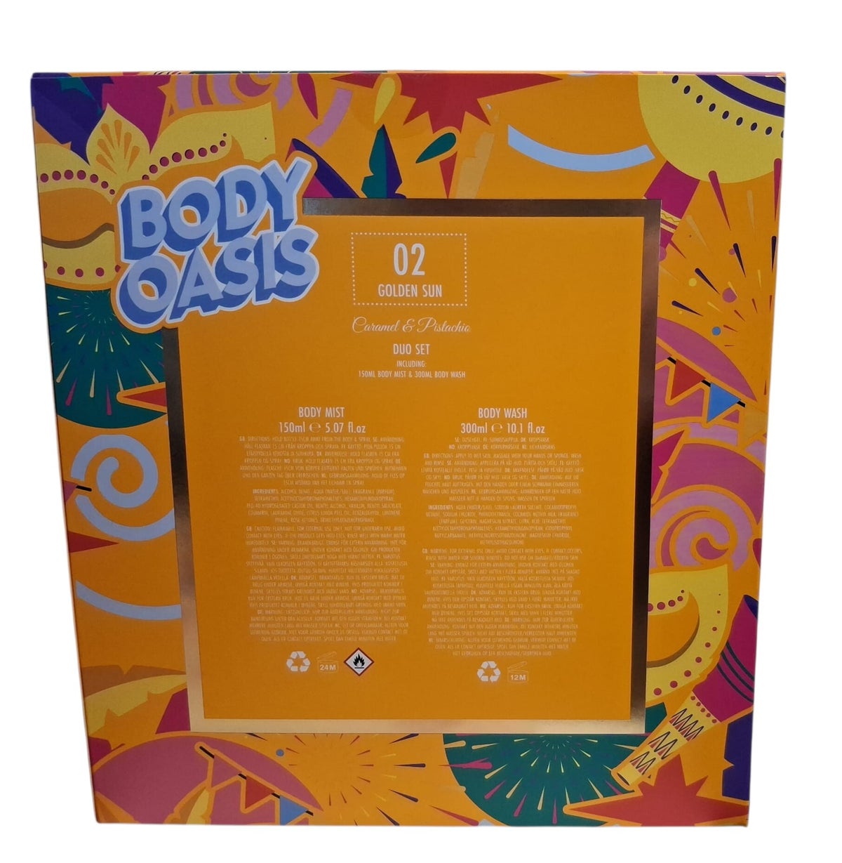 Amour de Carnaval Body Oasis Body Wash & Bodymist Duo Giftset 02 Golden Sun