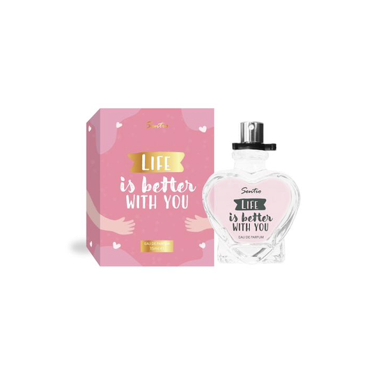Sentio Love Quotes - LIFE IS BETTER WITH YOU - Eau de Parfum - Valentijn - 15ml