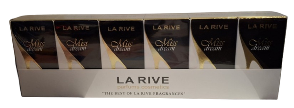 La Rive Miss Dream parfum voordeelverpakking van 6 stuks x 30 ml