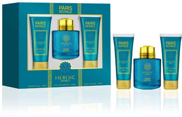 Paris Royale - Heroic Spirit Giftset - Geschenkset - Cadeauset voor Heren