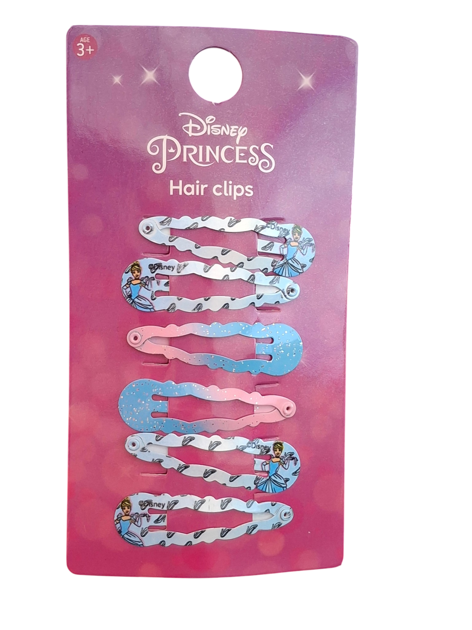 Disney Prinses Assepoester Haarspeldjes voor Meisjes Set van 6