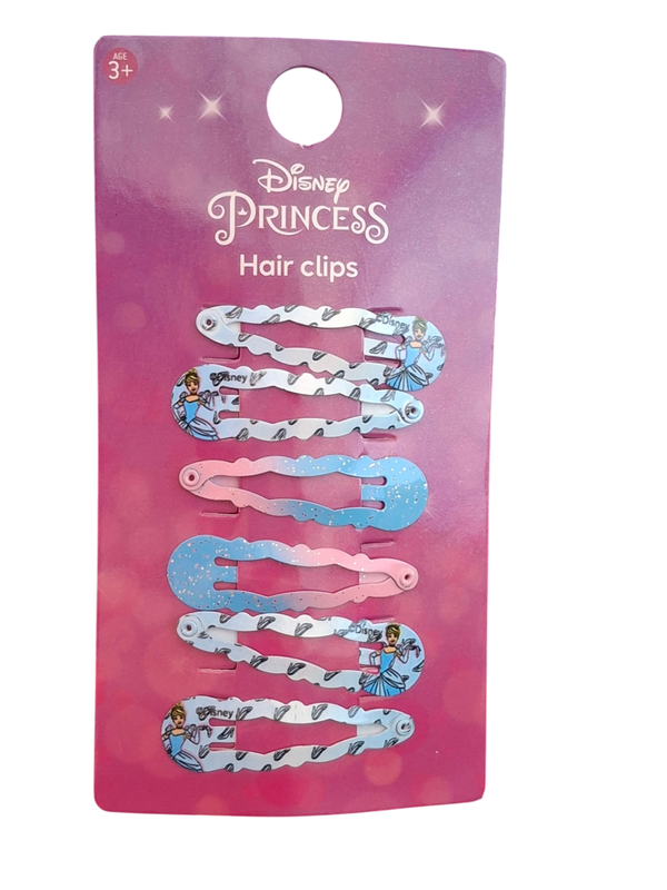 Disney Prinses Assepoester Haarspeldjes voor Meisjes Set van 6
