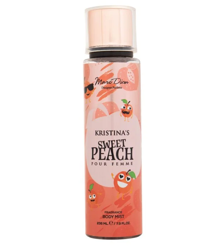 Marc Dion Kristina's Sweet Peach Body Mist voor Dames 236 ml