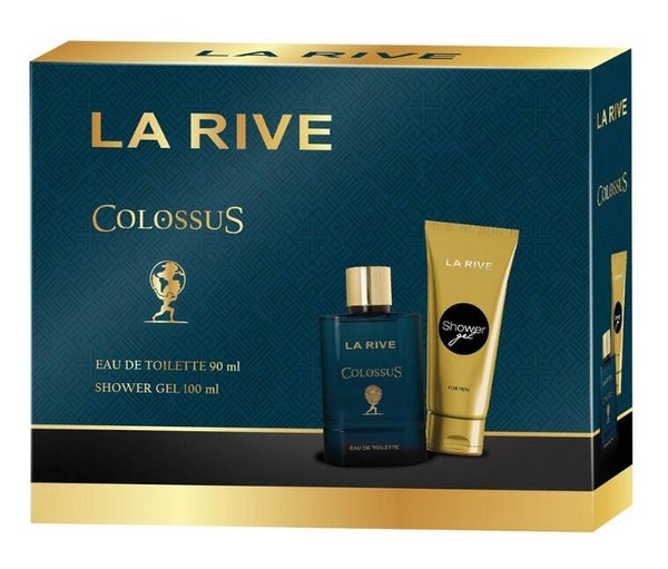 La Rive Colossus Giftset Eau de Toilette Parfum 90 ml + Shower Gel 100 ml voor Heren