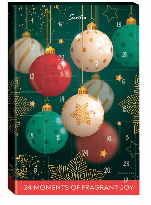 SENTIO FEESTDAGEN - Luxe Adventskalender Kerstbal - 24-delig