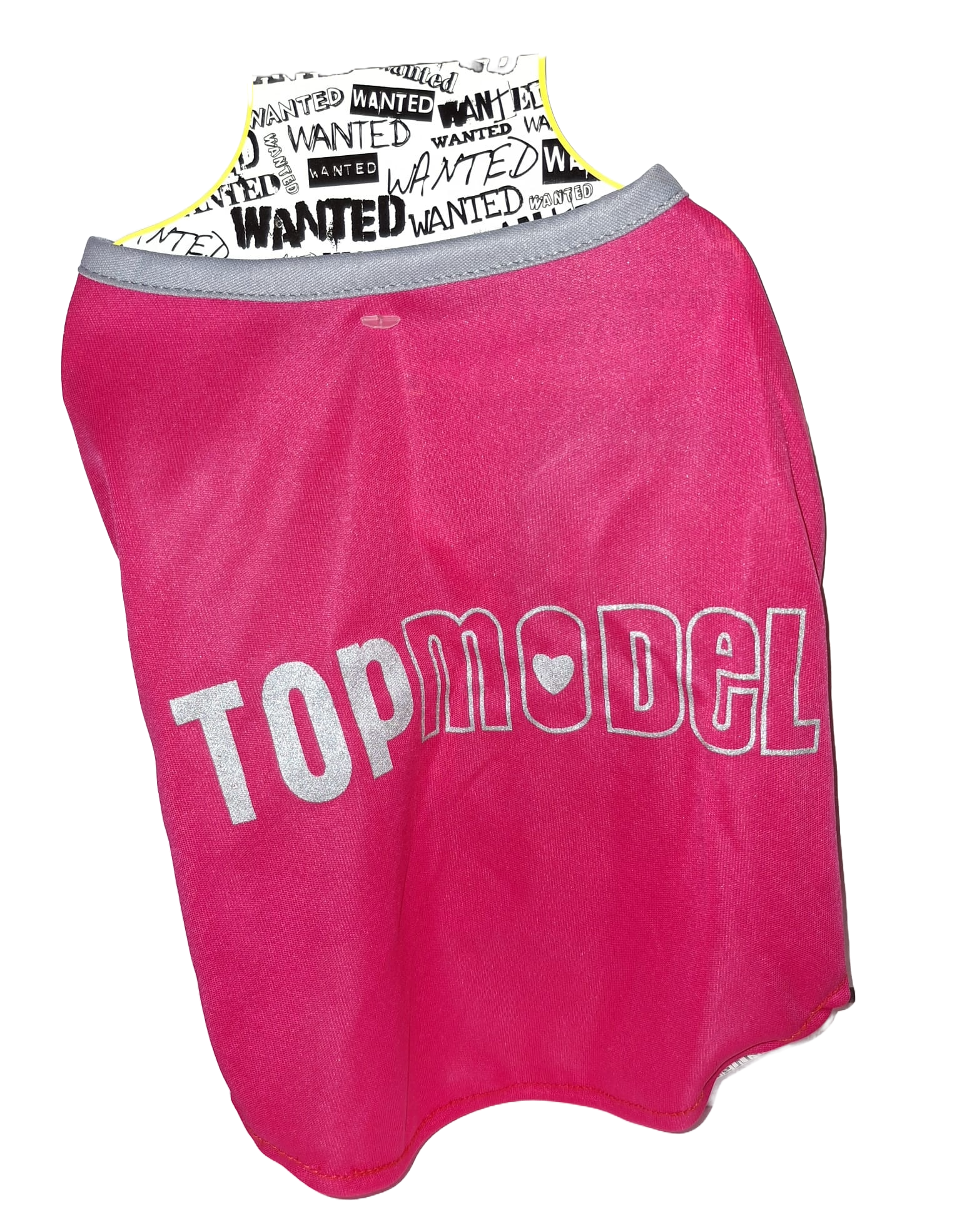 Honden T-Shirt Topmodel roze maat XS