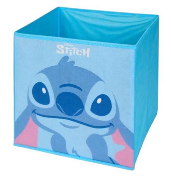 Opvouwbare Opbergmand Kinderkamer – Disney Stitch – 30x30x30 cm – Opbergbox Speelgoed – Vierkant – Voor Vakkenkast