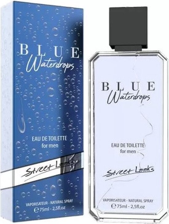 Street Looks Blue Waterdrops Eau de Toilette spray for men 75ml