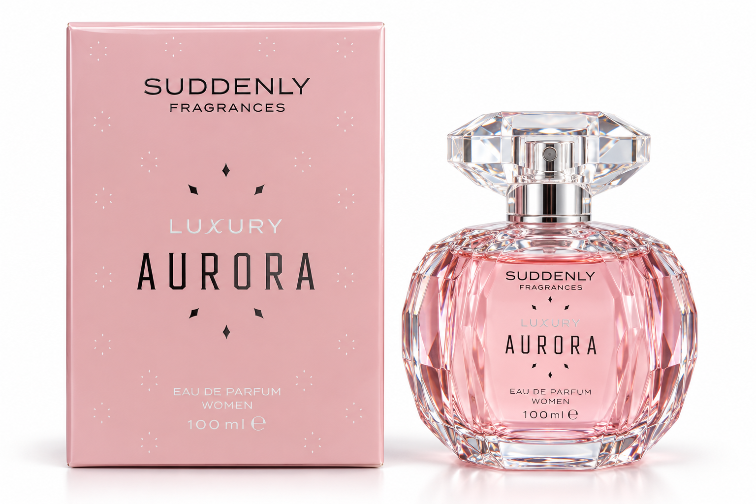 Suddenly Fragrances Luxury Aurora Eau de Parfum voor Dames 100 ml