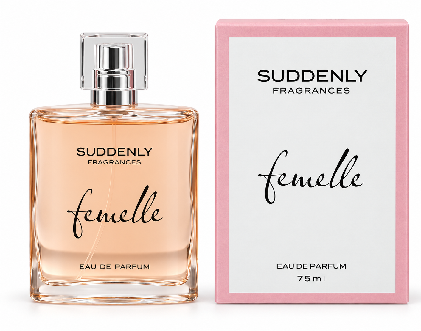 Suddenly Fragrances Femelle Eau de Parfum voor Dames 75 ml