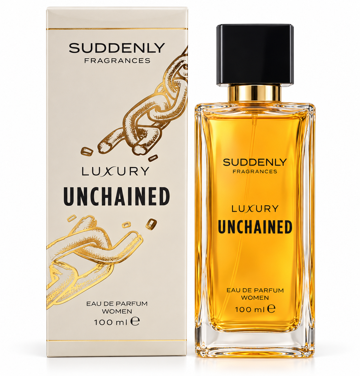 Suddenly Fragrances Luxury Unchained Eau de Parfum voor Dames 100 ml