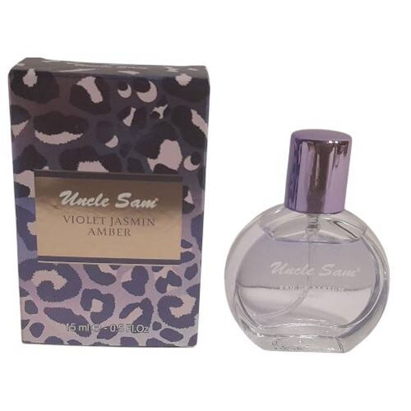 Uncle Sam Purple Ghost Violet Jasmijn Amber Eau de Parfum – Dames Parfum 15 ml
