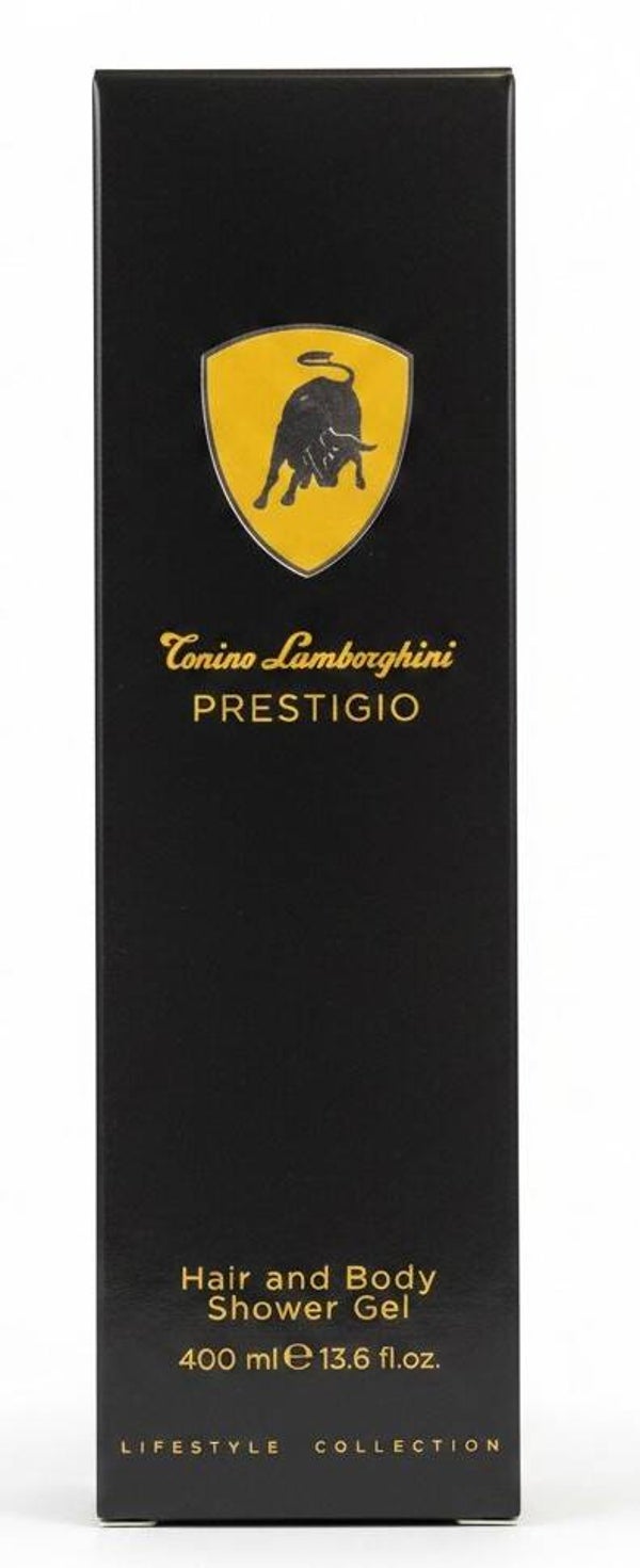 Tonino Lamborghini Prestigio Hair & Body Shower Gel 400 ml – Luxe Heren Douchegel