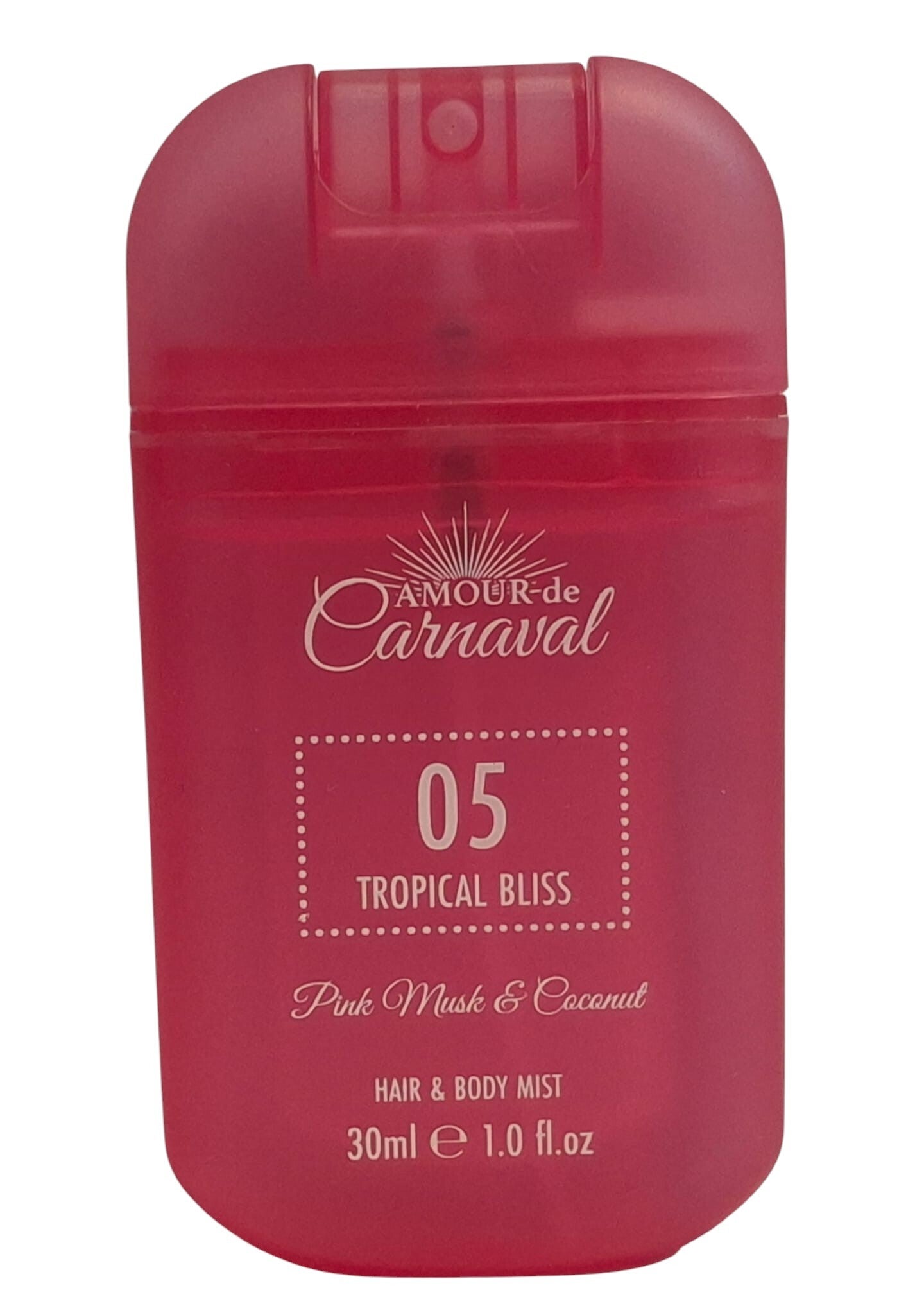 Amour de Carnaval 05 Tropical Bliss Hair & Body Mist – Pink Musk & Coconut – 30 ml