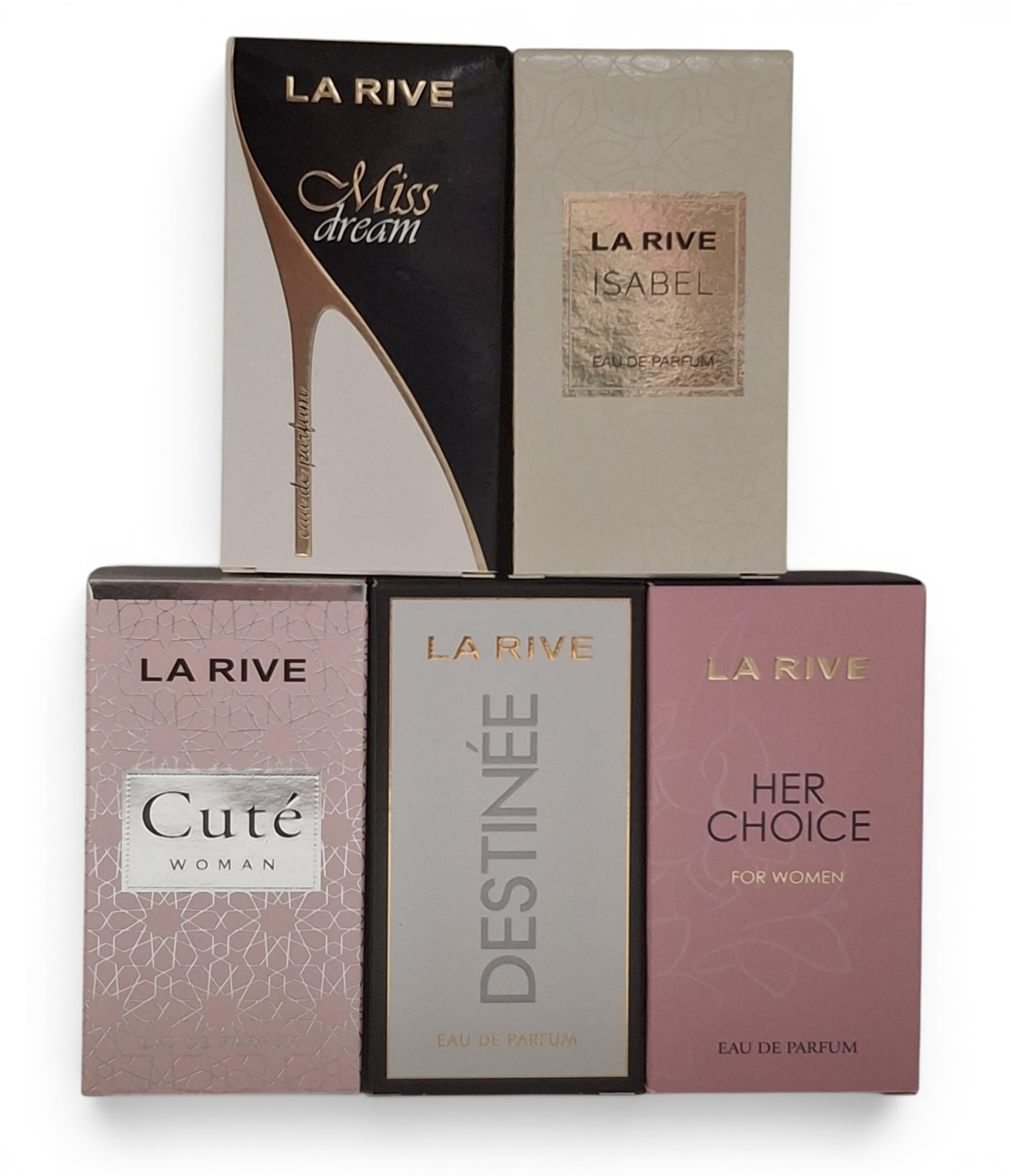 La Rive Dames Parfum Set 5x30 ml Mini Geuren Cadeauset Variant B