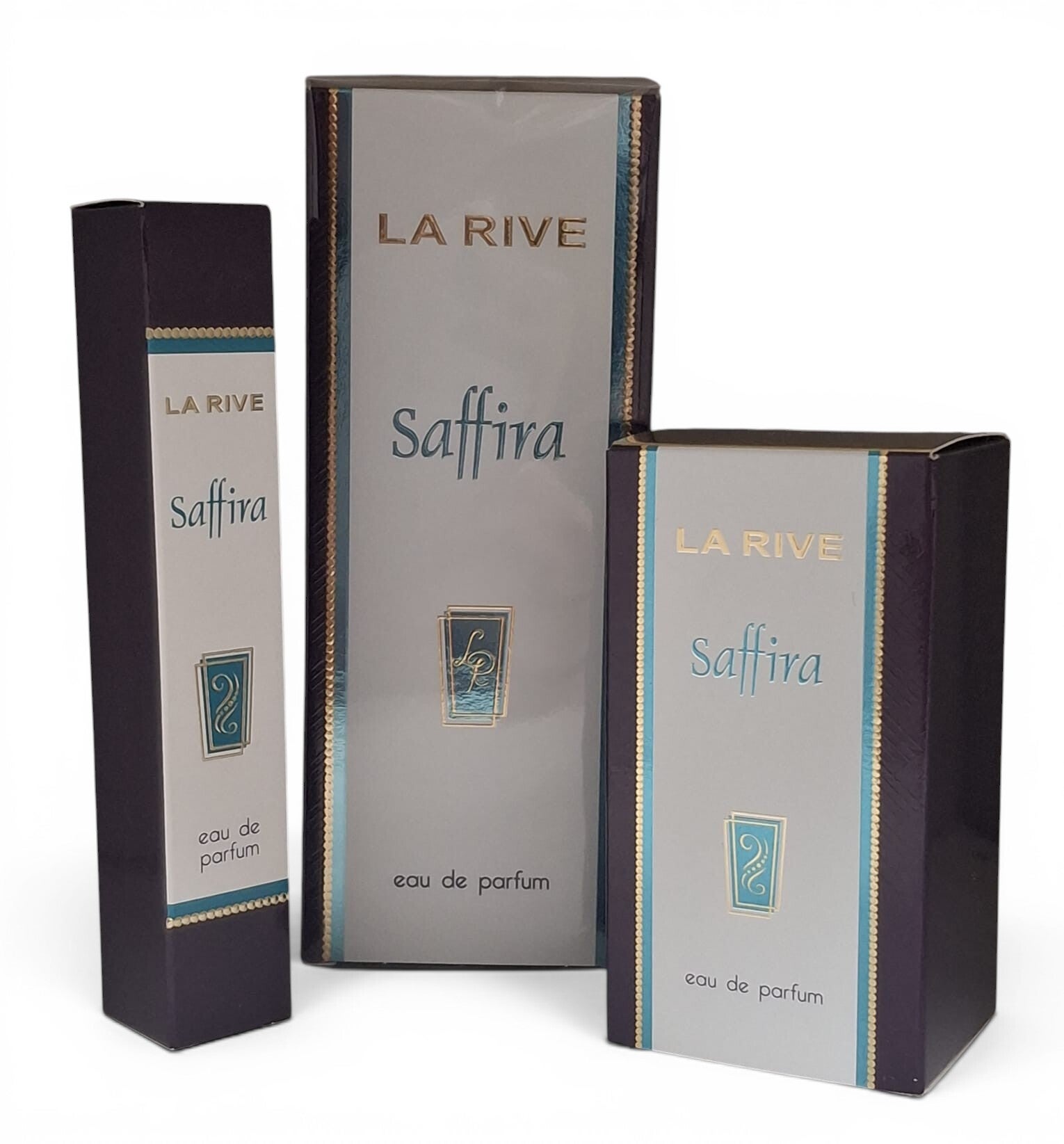 La Rive Saffira Dames Parfum Set 90 ml 30 ml 15 ml Broekzak Formaat