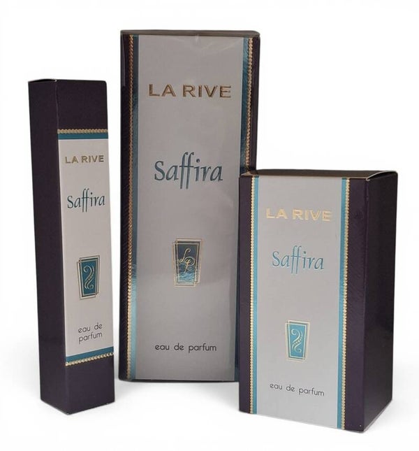 La Rive Saffira Dames Parfum Set 90 ml 30 ml 15 ml Broekzak Formaat