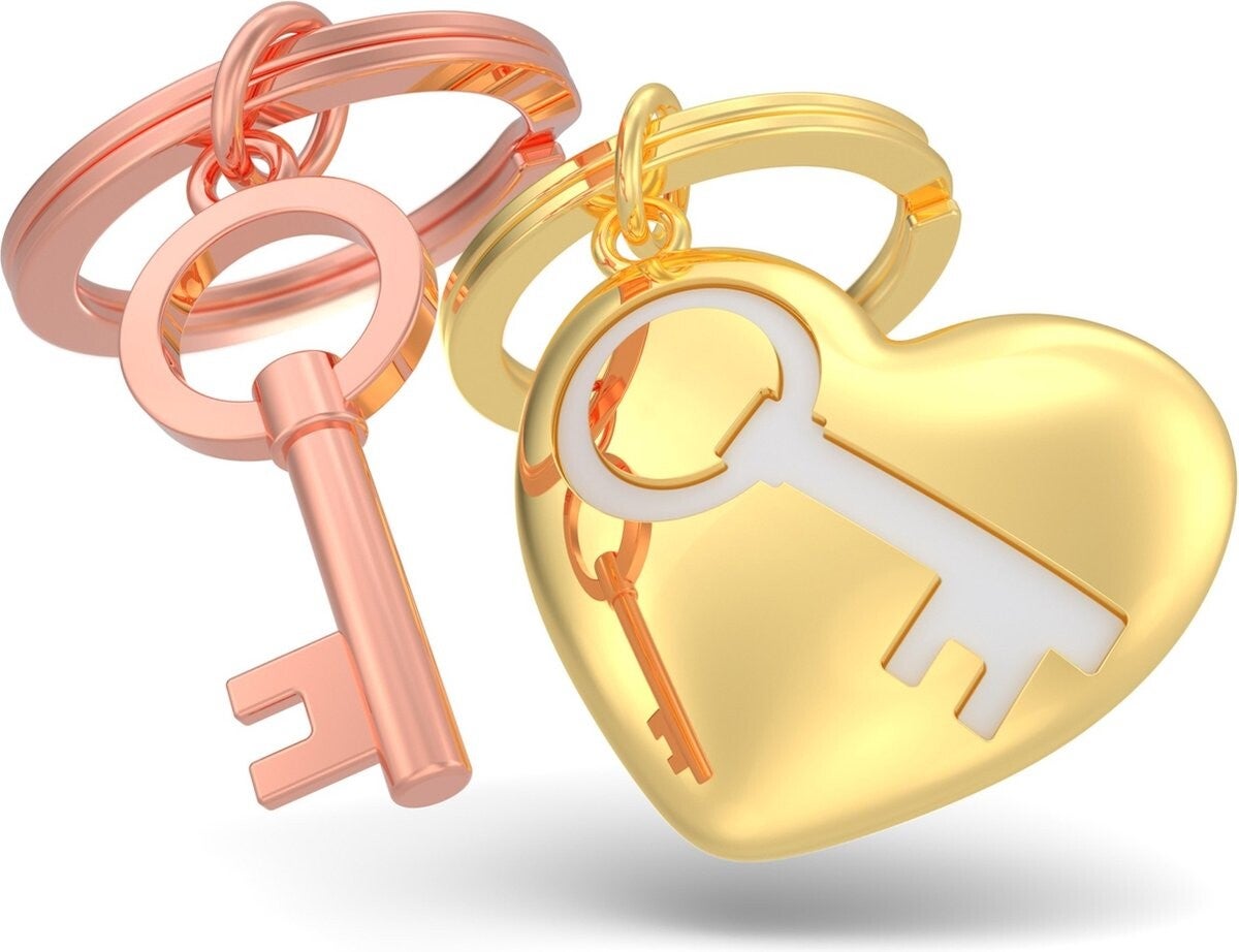 Metalmorphose Sleutelhanger You Are The Key To My Heart Metaal 3D