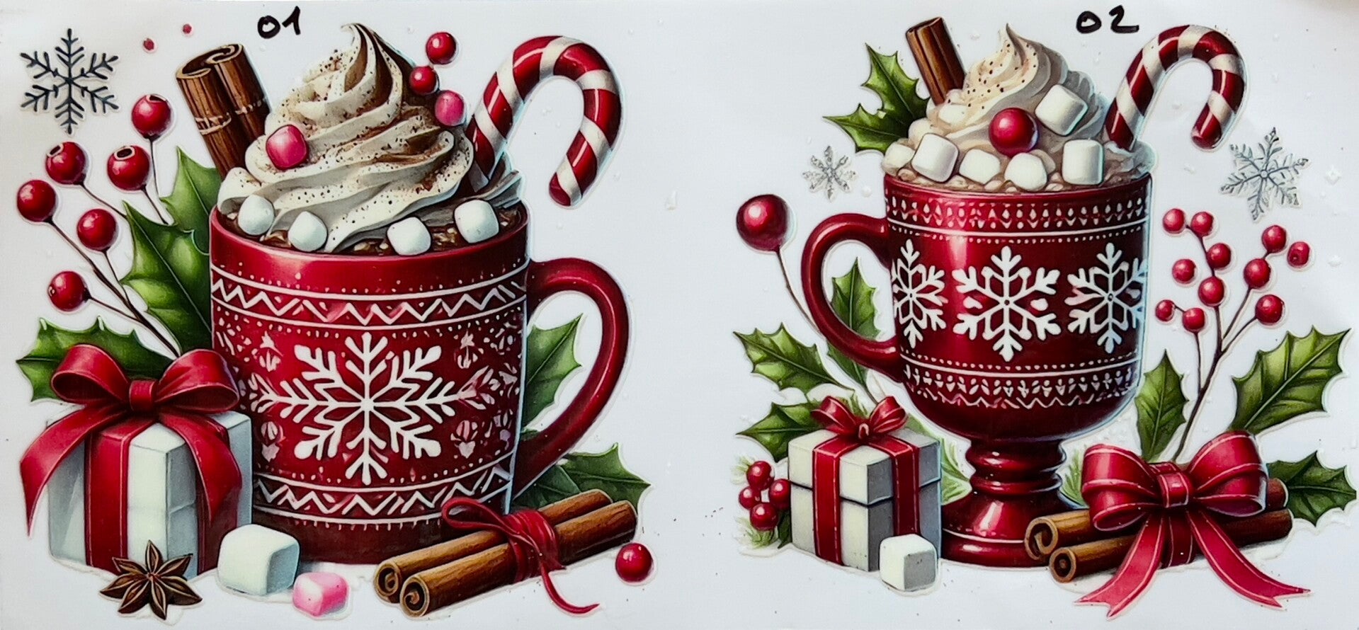 Déco DTF "Noël" Taille L