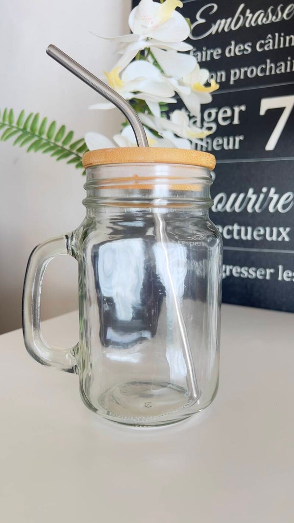Jar en Verre à poignée