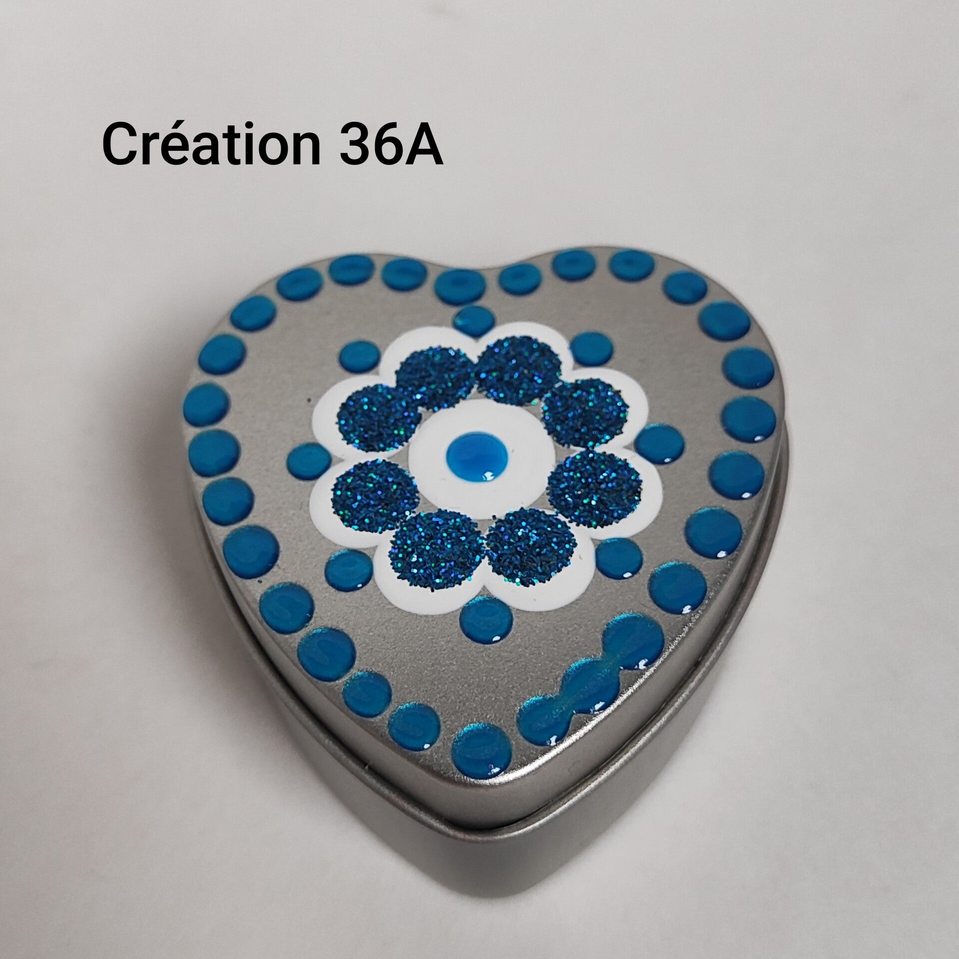 36A - Bougie coeur thé vert - 30g