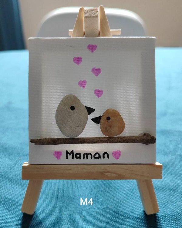 Mini toile "maman" M4