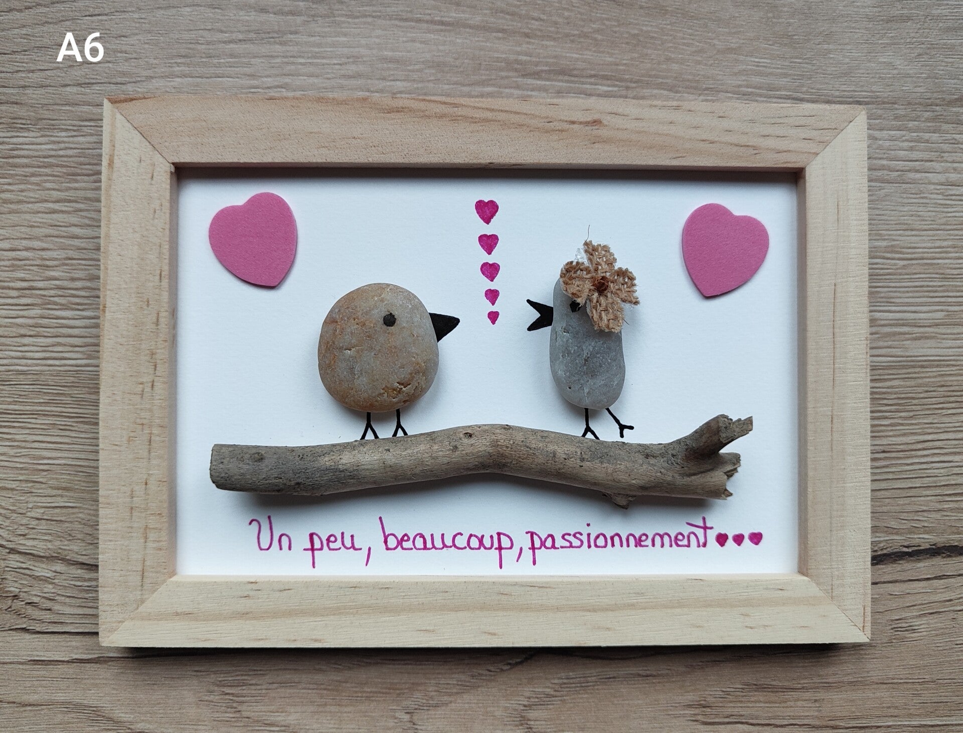 Cadre "couple" A6