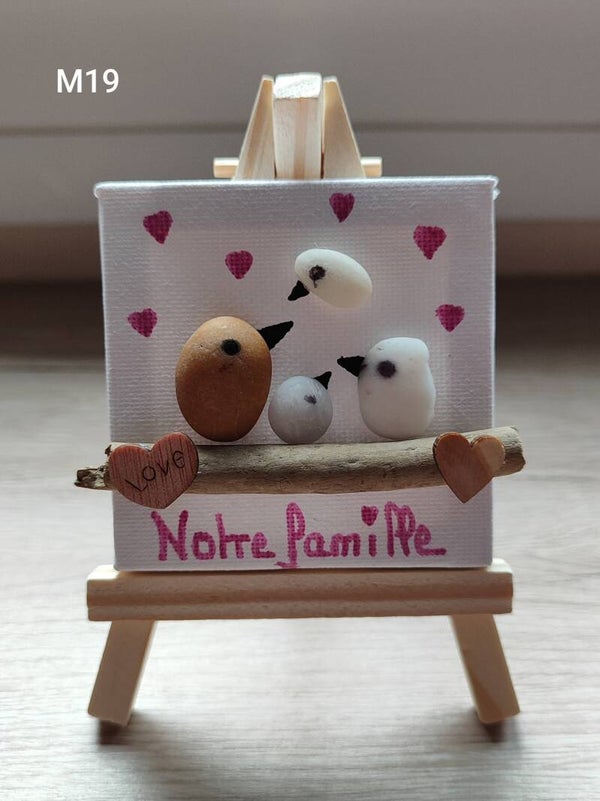 Mini toile "famille" M19