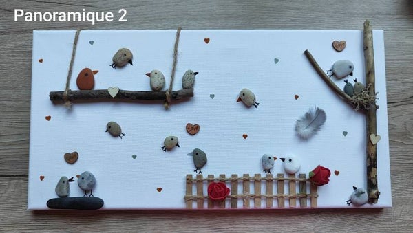 Toile panoramique "paysage" 2