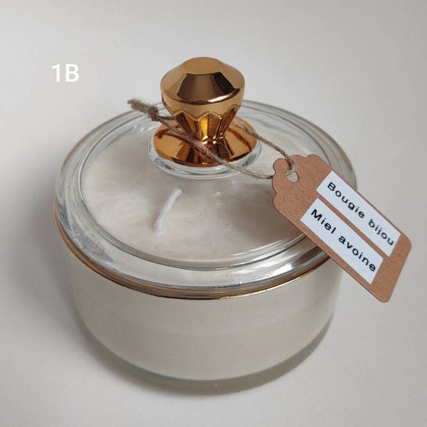 1B - Bougie bijou miel avoine - 300g