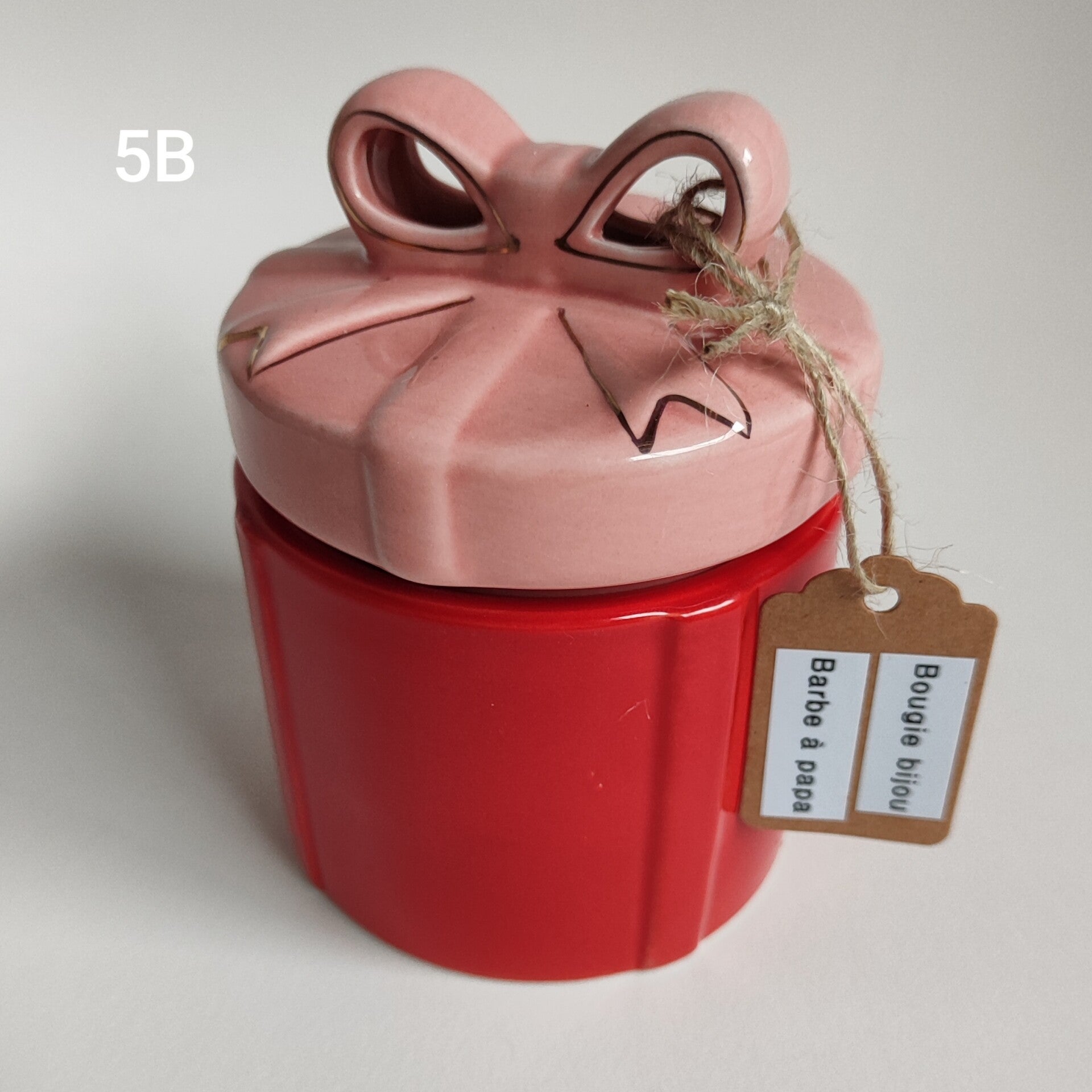 5B - Bougie bijou barbe à papa - 230g